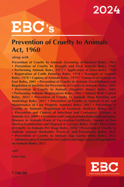 Prevention of Cruelty to Animals Act, 1960Bare Act (Print/eBook)
